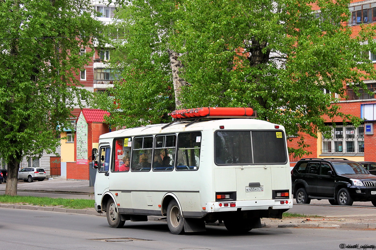 Томская область, ПАЗ-32054 № К 455 КО 70