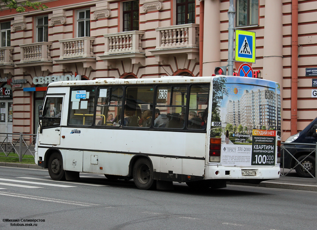 Санкт-Петербург, ПАЗ-320402-05 № 9054