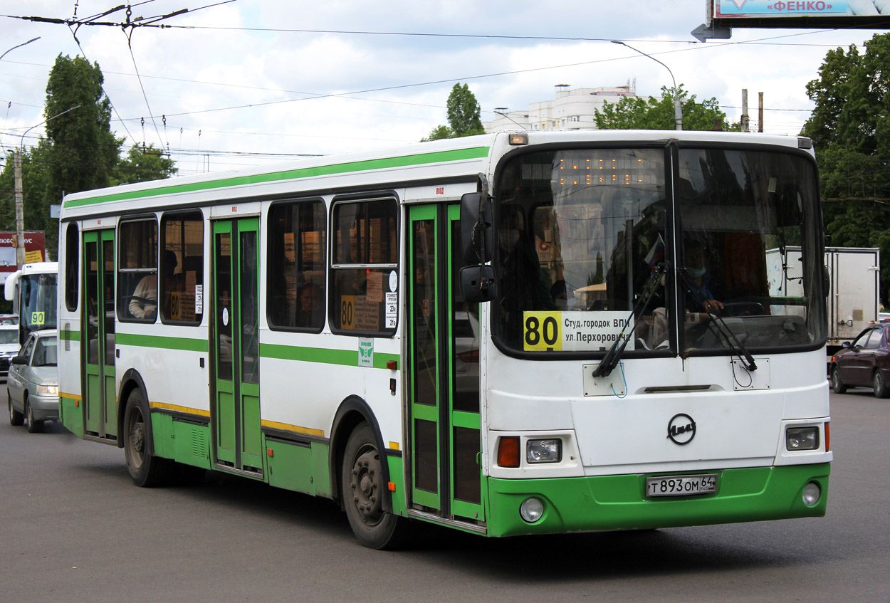 Воронежская область, ЛиАЗ-5256.35 № Т 893 ОМ 64