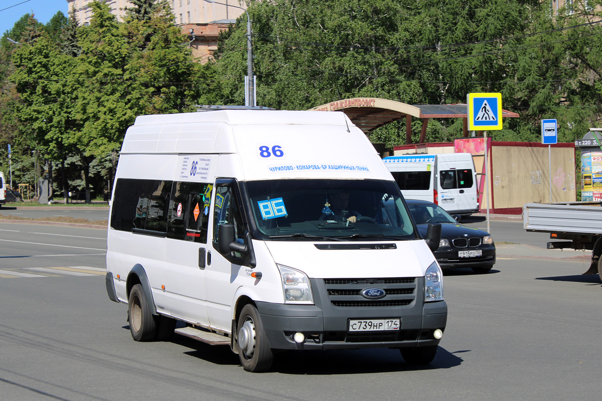 Cseljabinszki terület, Nizhegorodets-222709  (Ford Transit) sz.: С 739 НР 174