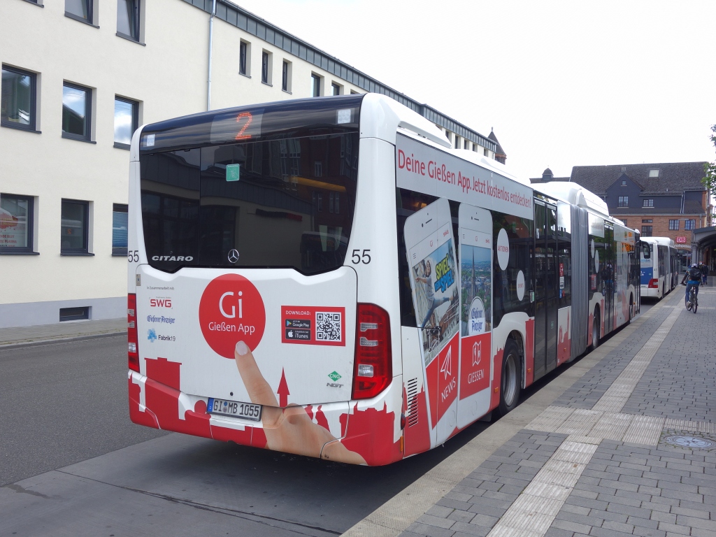 Гессен, Mercedes-Benz Citaro C2 G NGT № 55