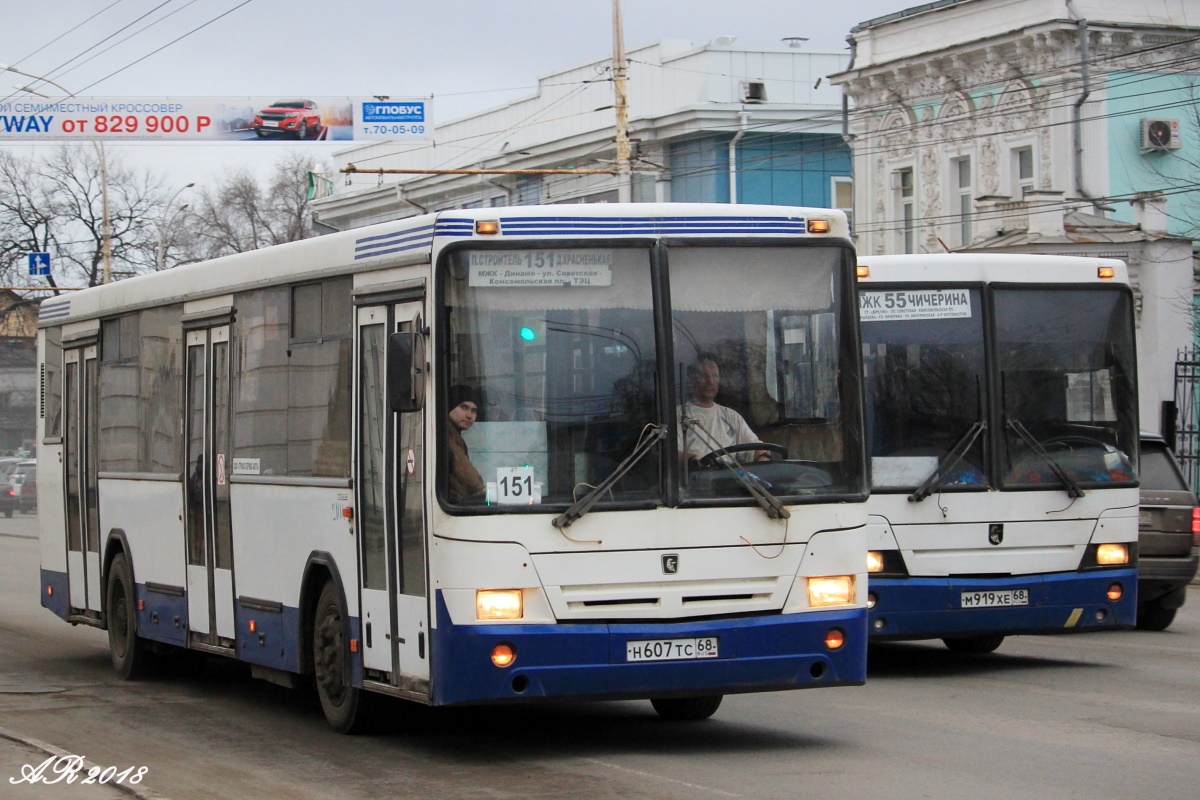 Tambovská oblast, NefAZ-5299-10-15 č. Н 607 ТС 68; Tambovská oblast, NefAZ-5299-10-15 č. М 919 ХЕ 68; Tambovská oblast — Miscellaneous photos