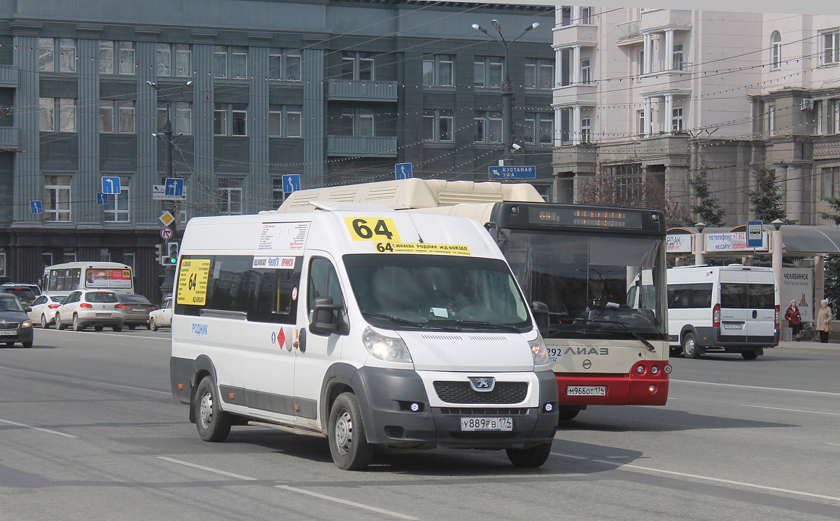 Челябинская область, Нижегородец-2227SK (Peugeot Boxer) № У 889 РВ 174