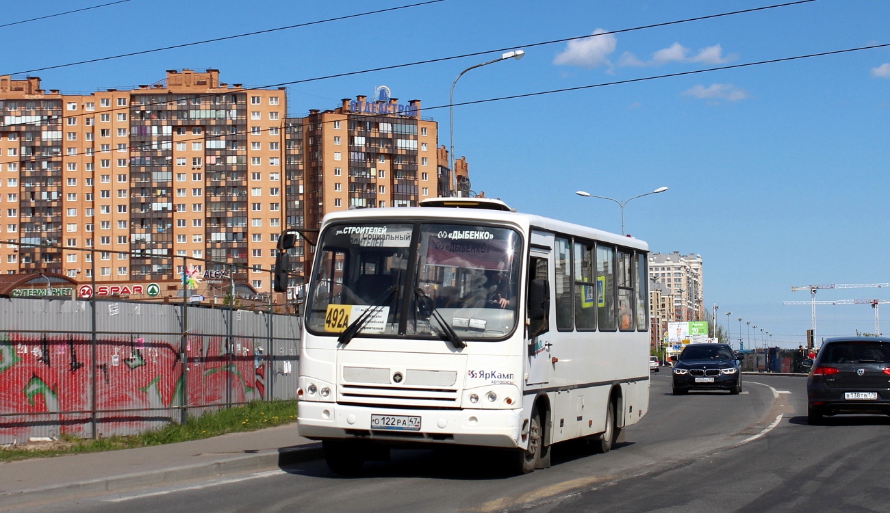 Ленинградская область, ПАЗ-320402-05 № О 122 РА 47