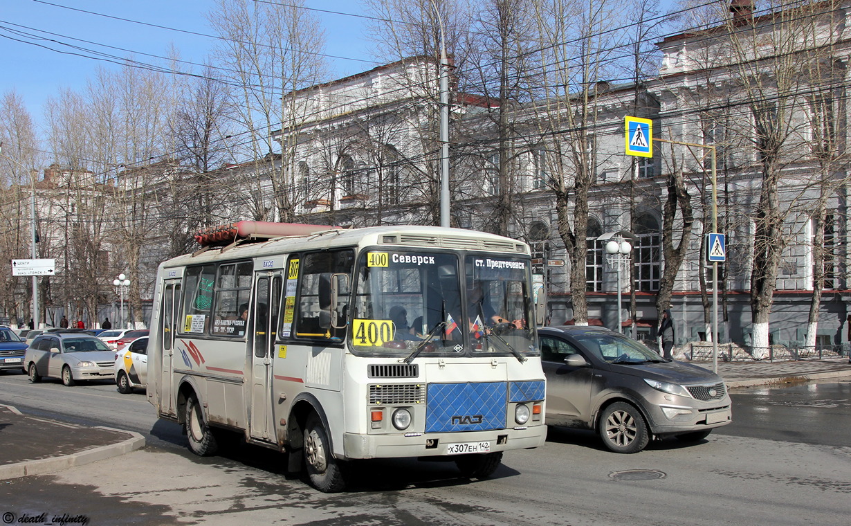 Томская область, ПАЗ-32054 № Х 307 ЕН 142