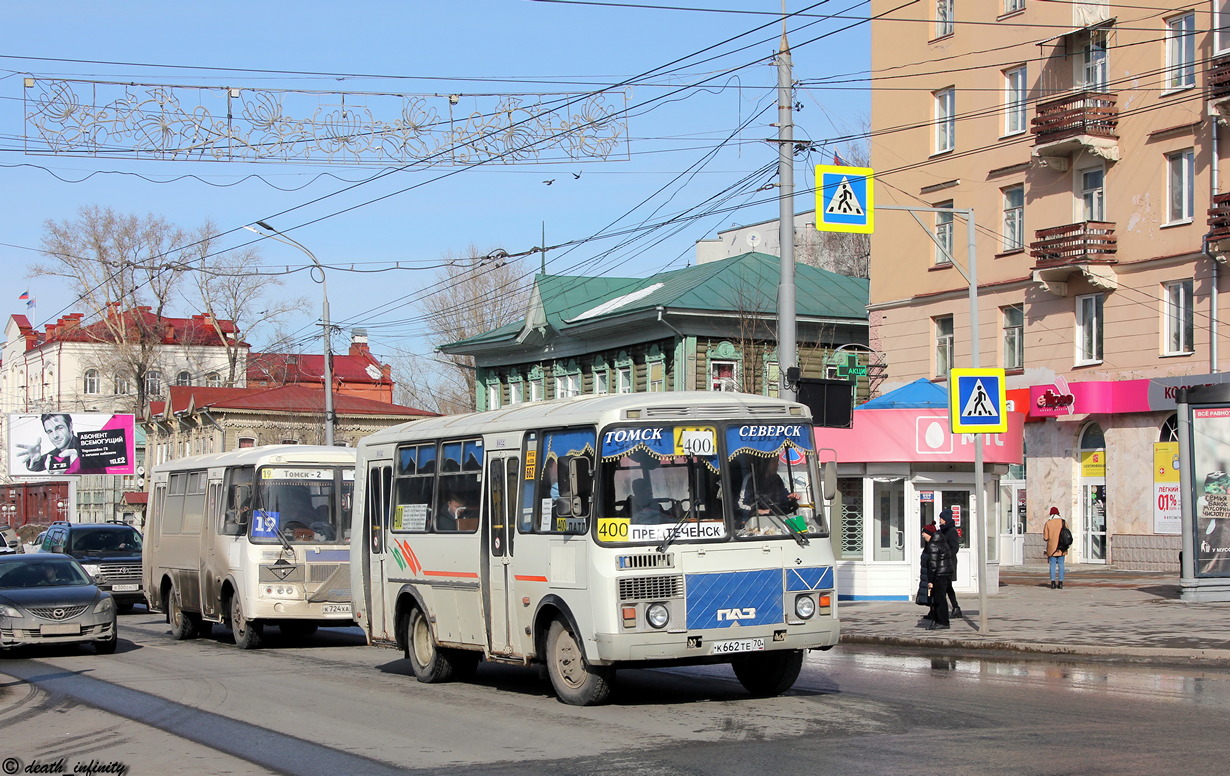 Томская область, ПАЗ-32054 № К 662 ТЕ 70