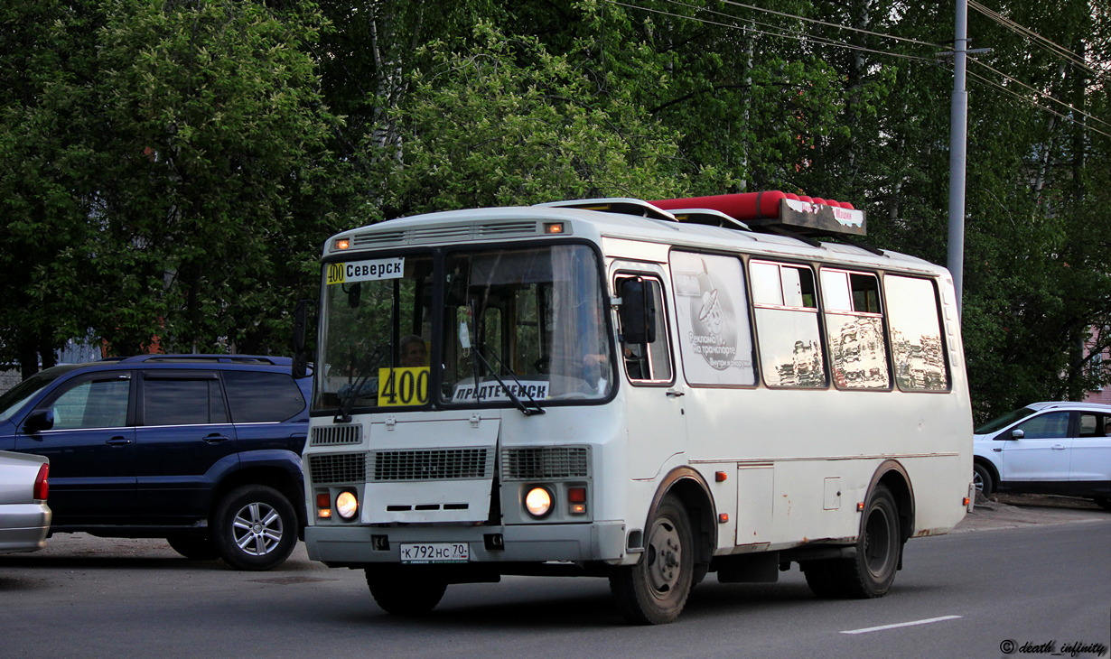 Томская область, ПАЗ-32054 № К 792 НС 70