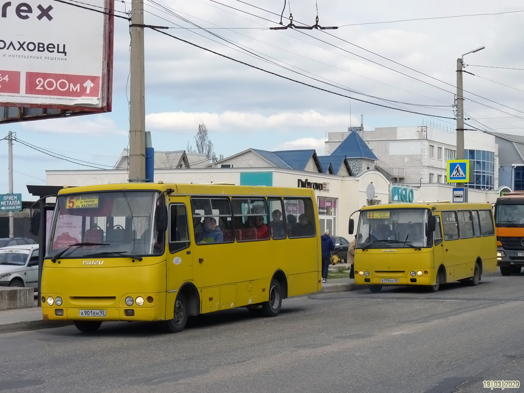 Севастополь, ЧА A092Н2 № А 901 ЕН 92; Севастополь, ЧА A092Н2 № А 779 ЕН 92