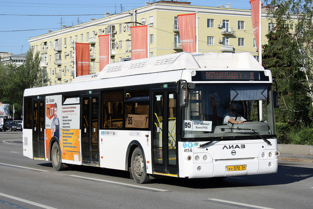 Волгоградская область, ЛиАЗ-5292.67 (CNG) № 4156