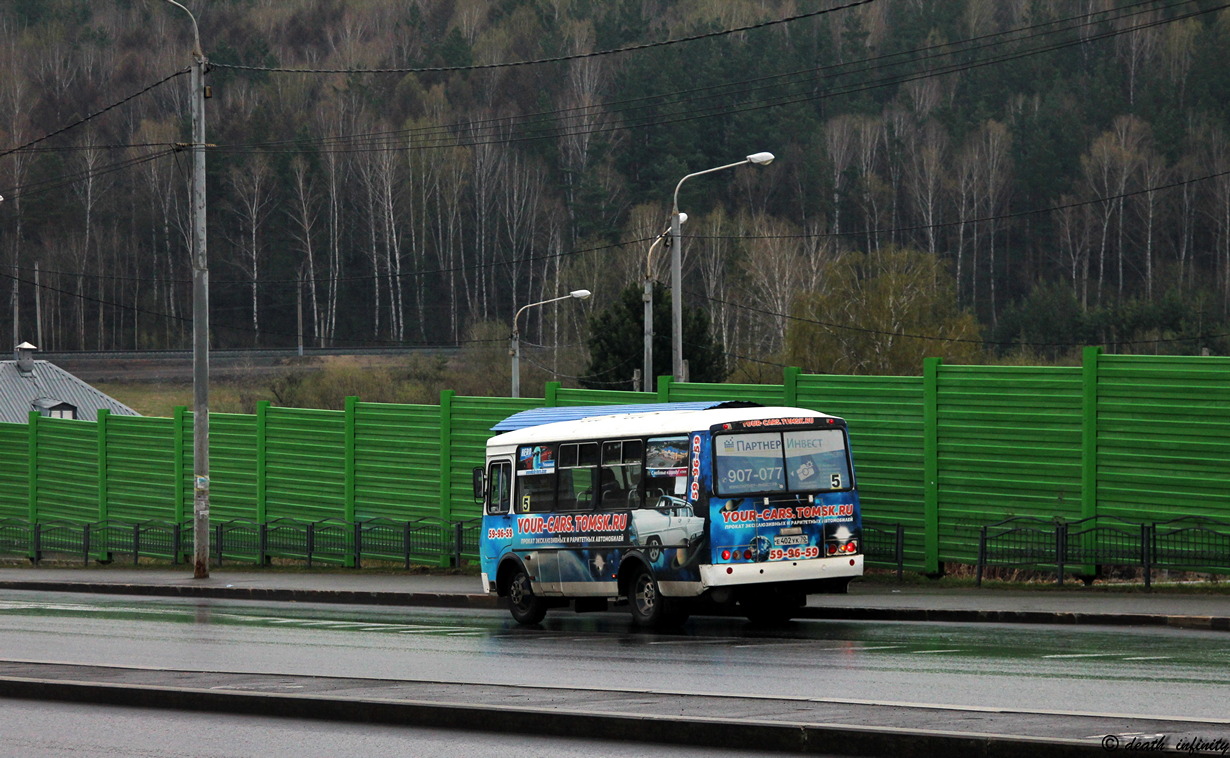 Томская область, ПАЗ-32054 № Е 402 УК 70