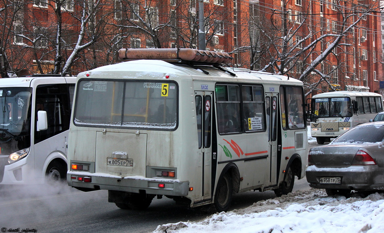 Томская область, ПАЗ-32054 № К 805 ЕР 70