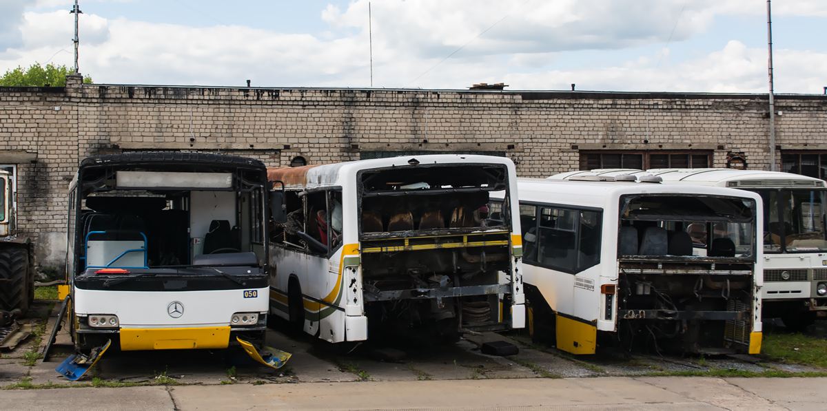 Kaliningrad region, Mercedes-Benz O345 Nr. 050; Kaliningrad region, Mercedes-Benz O345 Nr. 058; Kaliningrad region, Mercedes-Benz O345 Nr. 042