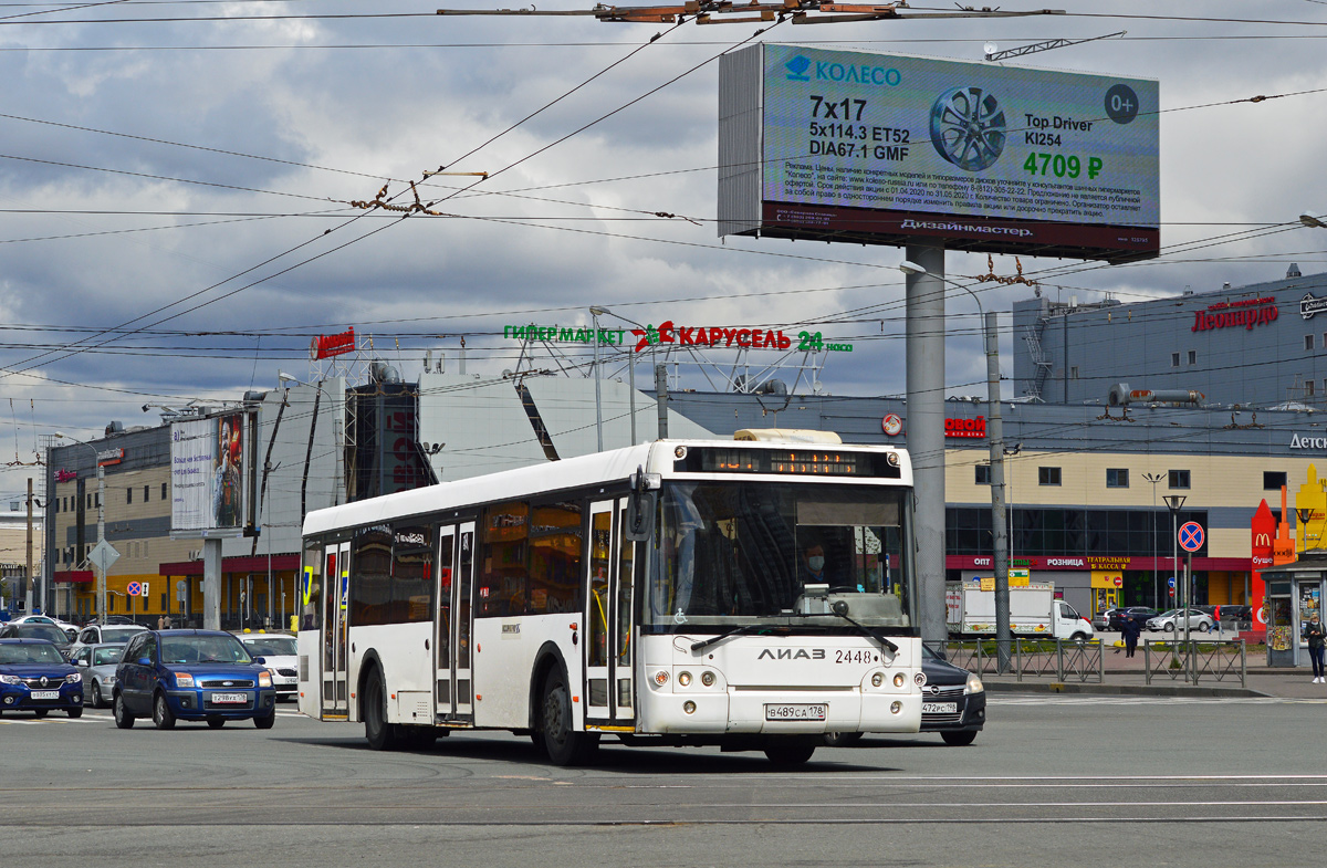 Санкт-Петербург, ЛиАЗ-5292.60 № 2448