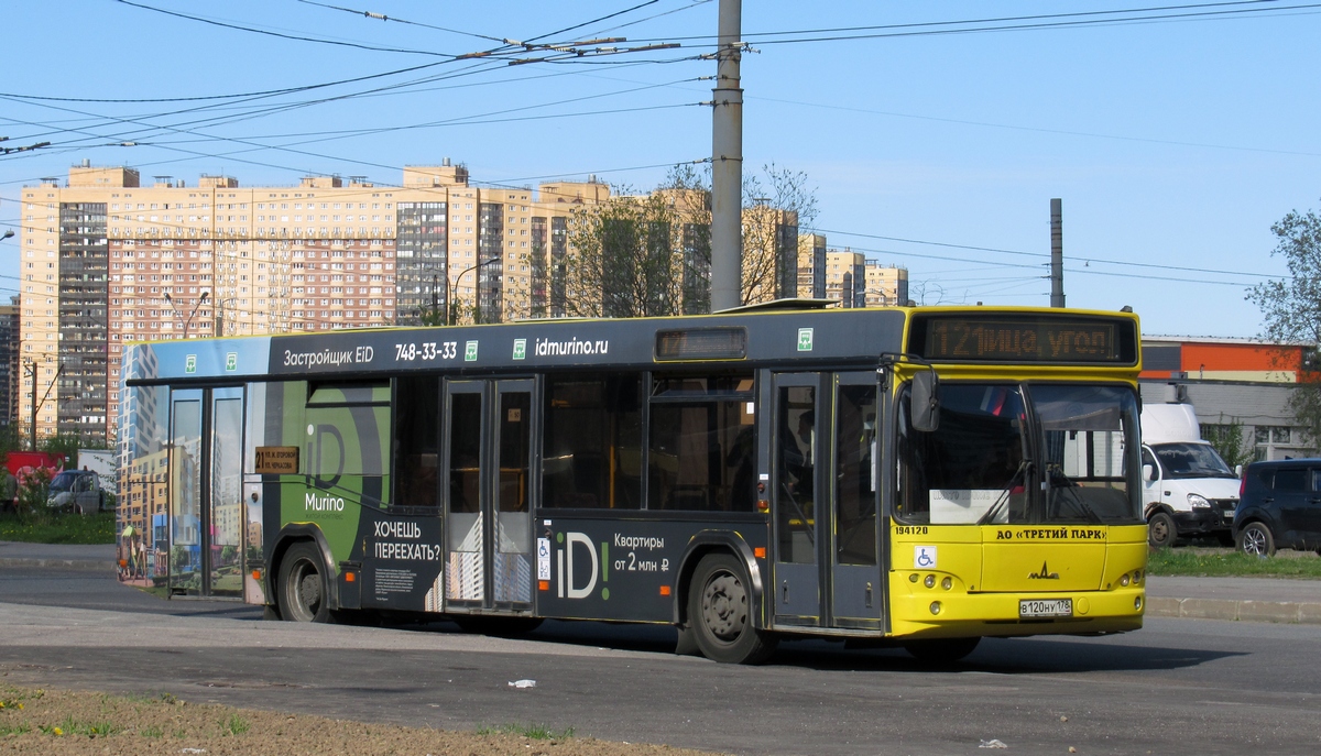 Санкт-Петербург, МАЗ-103.468 № В 120 НУ 178