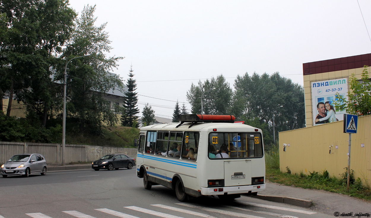 Томская область, ПАЗ-32054 № К 056 ЕС 70