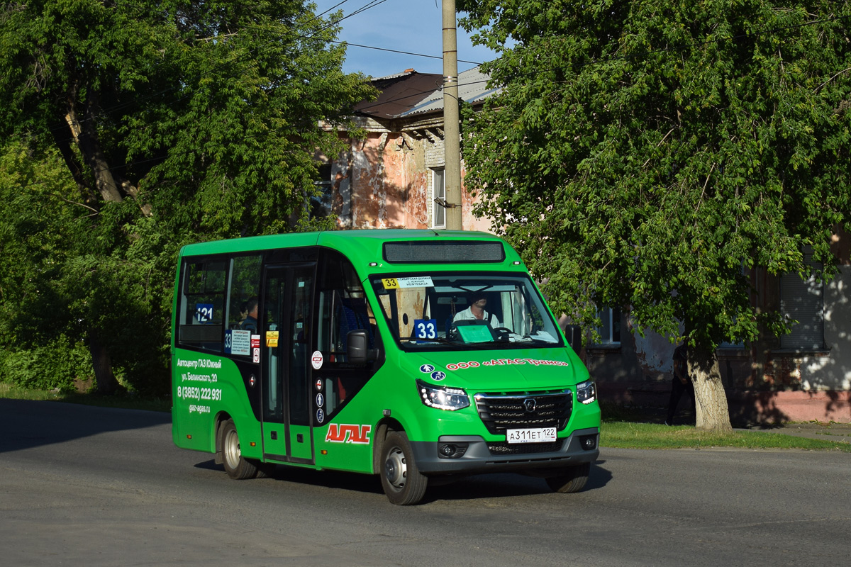 Алтайский край, ГАЗ-A68R52 City № А 311 ЕТ 122