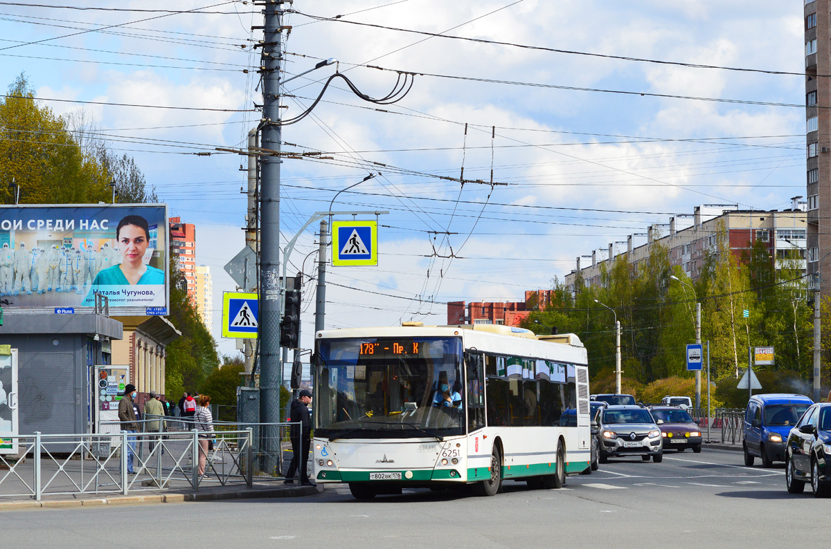 Санкт-Петербург, МАЗ-203.085 № 6251