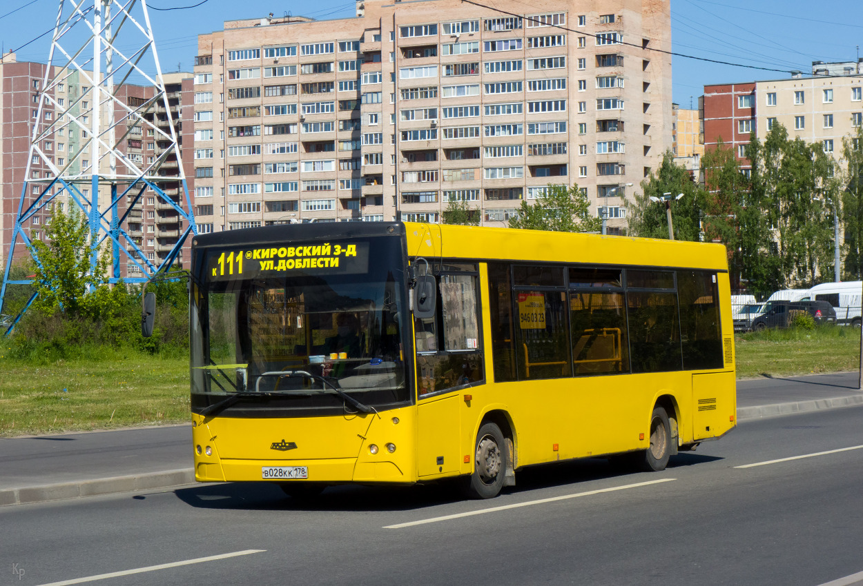 Санкт-Петербург, МАЗ-206.067 № В 028 КК 178