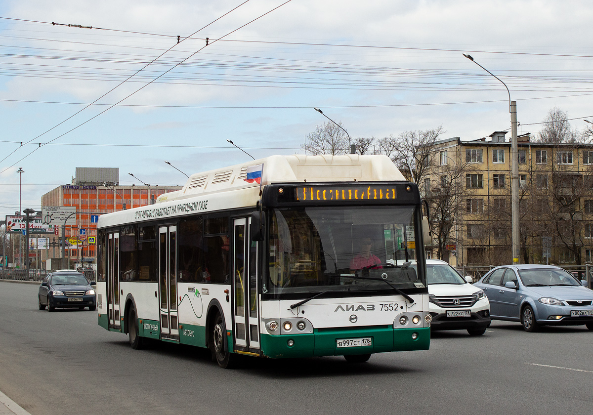 Санкт-Петербург, ЛиАЗ-5292.71 № 7552