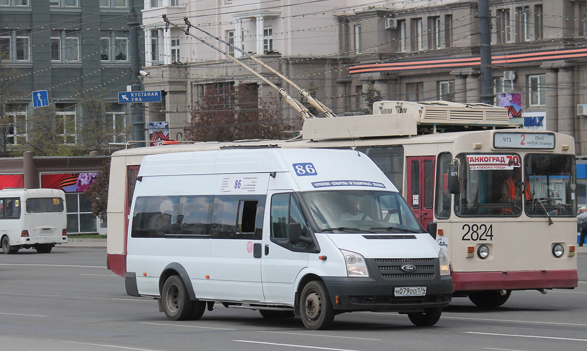 Челябинская область, Нижегородец-222709  (Ford Transit) № Н 079 ОО 174