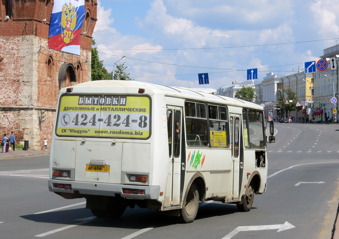 Нижегородская область, ПАЗ-32054 № АС 656 52