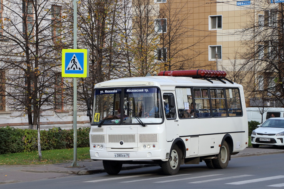 Томская область, ПАЗ-32054 № Е 380 ЕВ 70