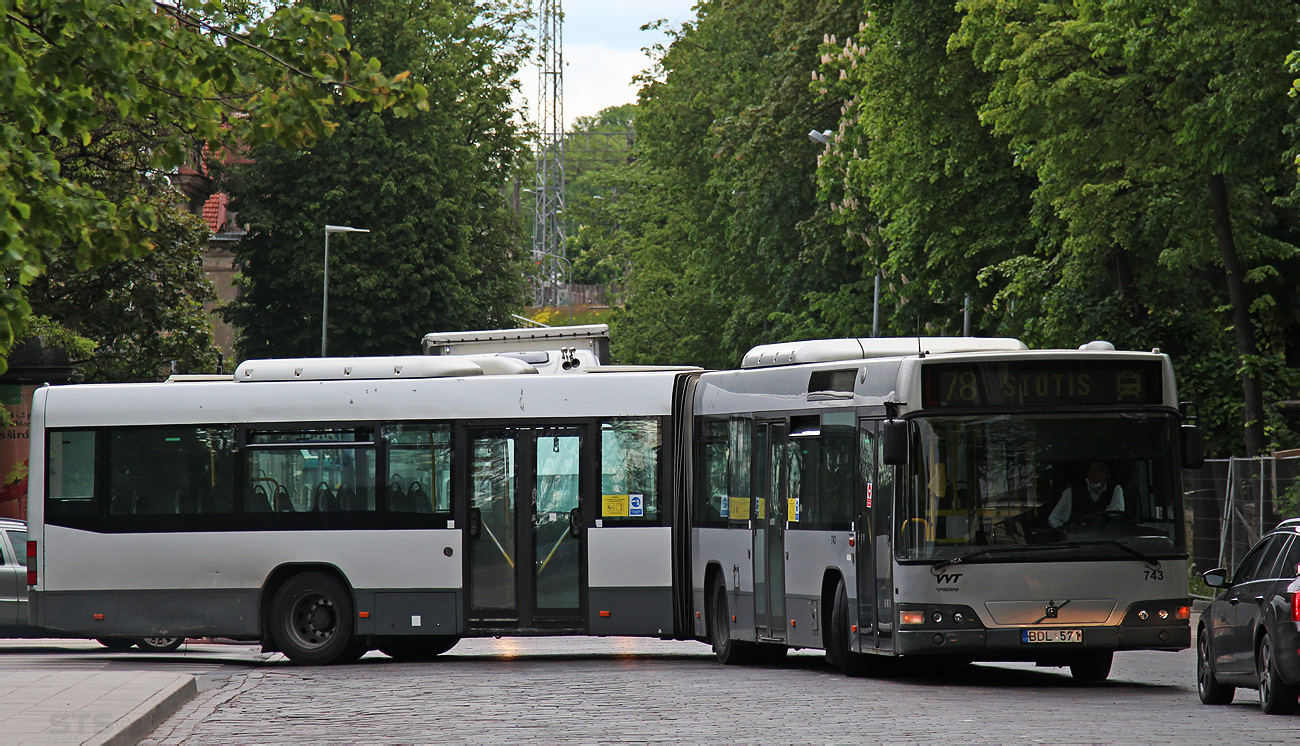 Литва, Volvo 7700A № 743