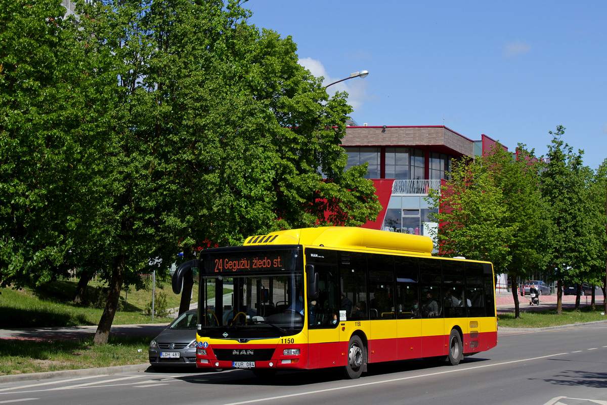 Litva, MAN A21 Lion's City NL273 CNG č. 1150