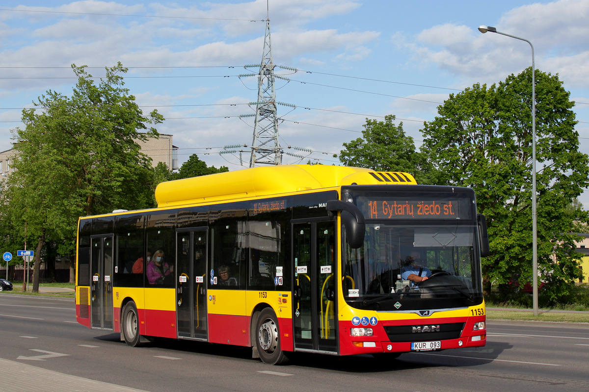 Литва, MAN A21 Lion's City NL273 CNG № 1153