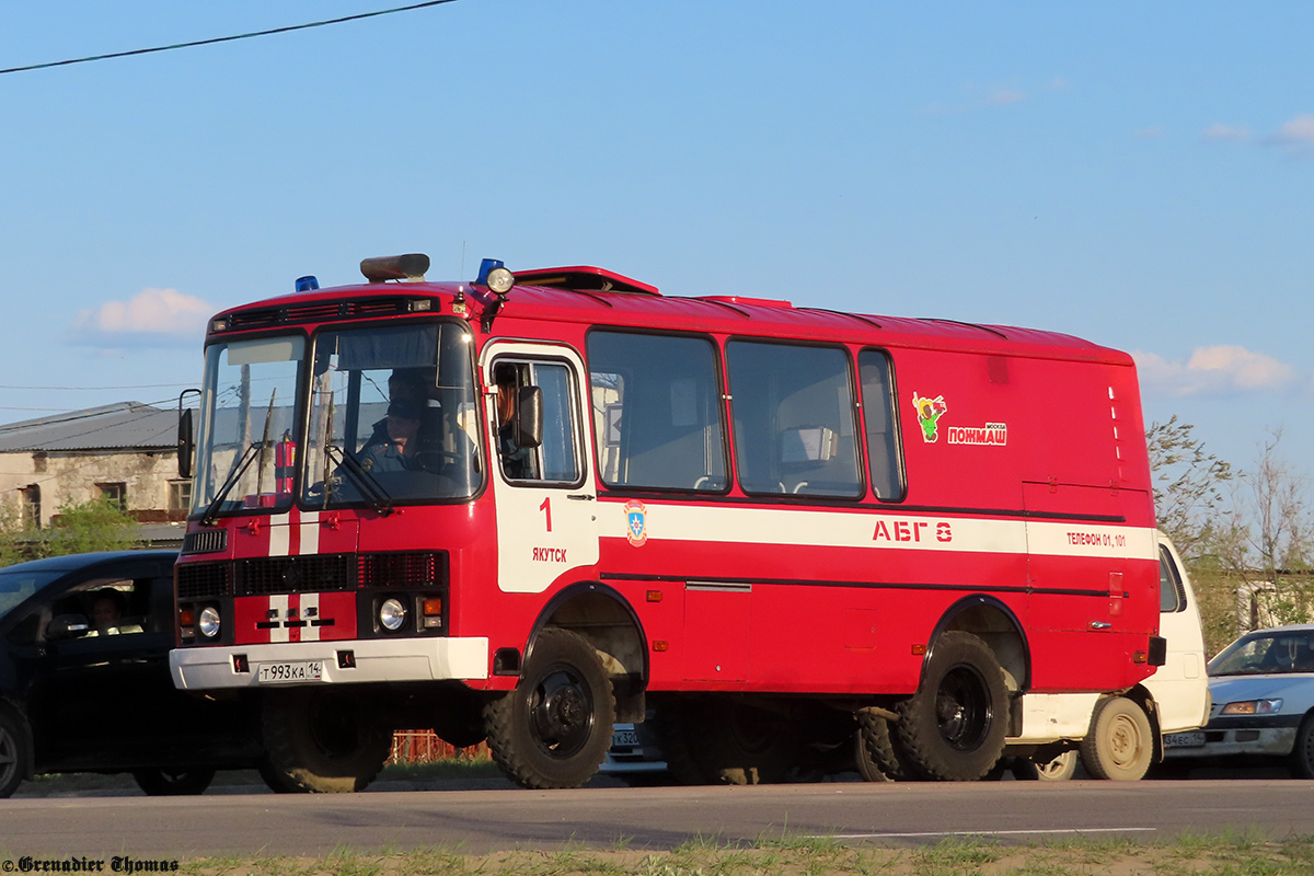 Саха (Якутия), ПАЗ-3206-110 № Т 993 КА 14 — Фото — Автобусный транспорт