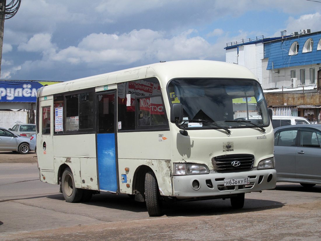 Бурятия, Hyundai County SWB C08 (РЗГА) № Н 636 КХ 03