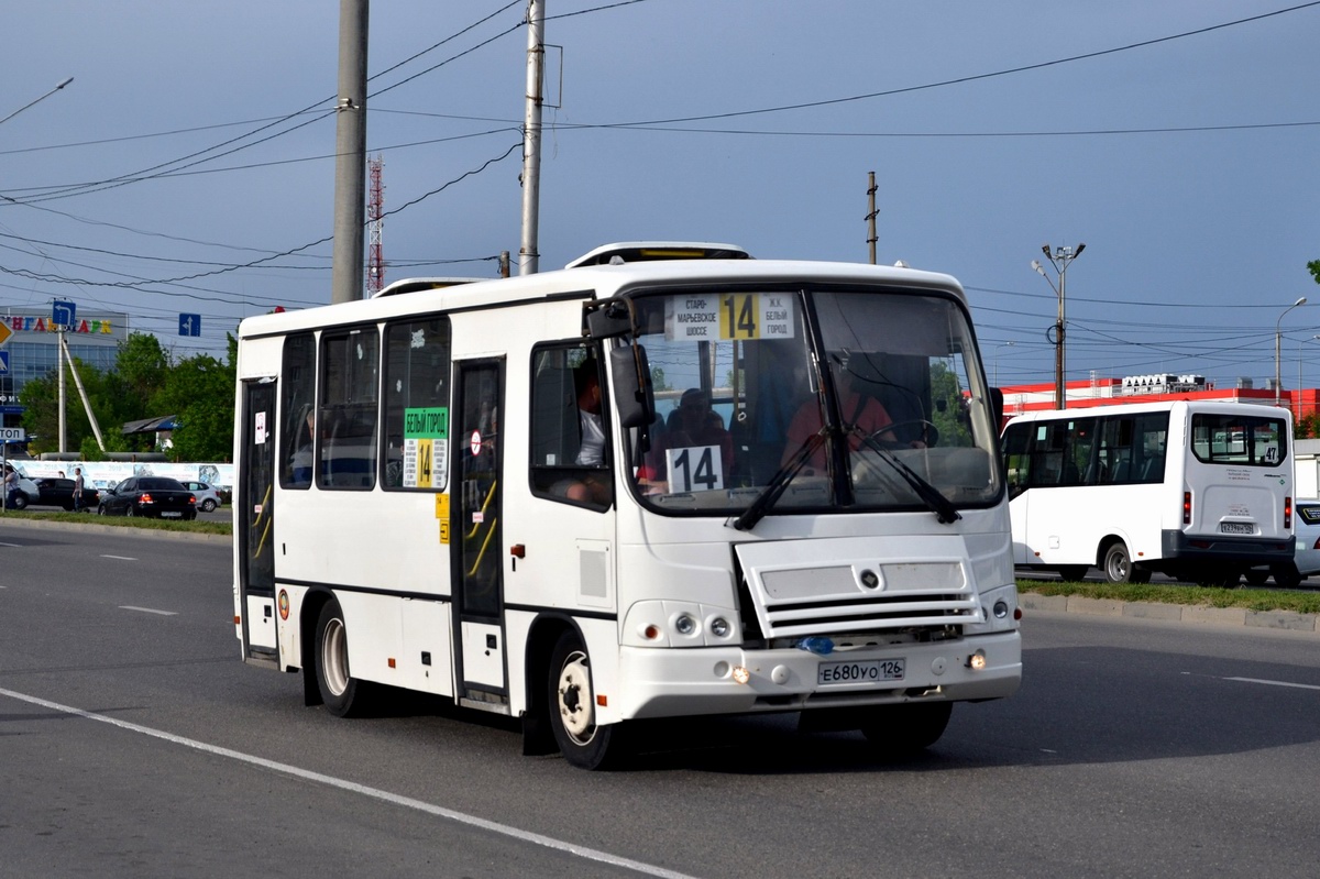 Ставропольский край, ПАЗ-320302-08 № Е 680 УО 126