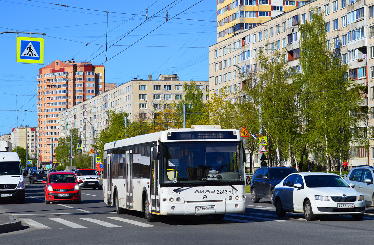 Санкт-Петербург, ЛиАЗ-5292.60 № 2243