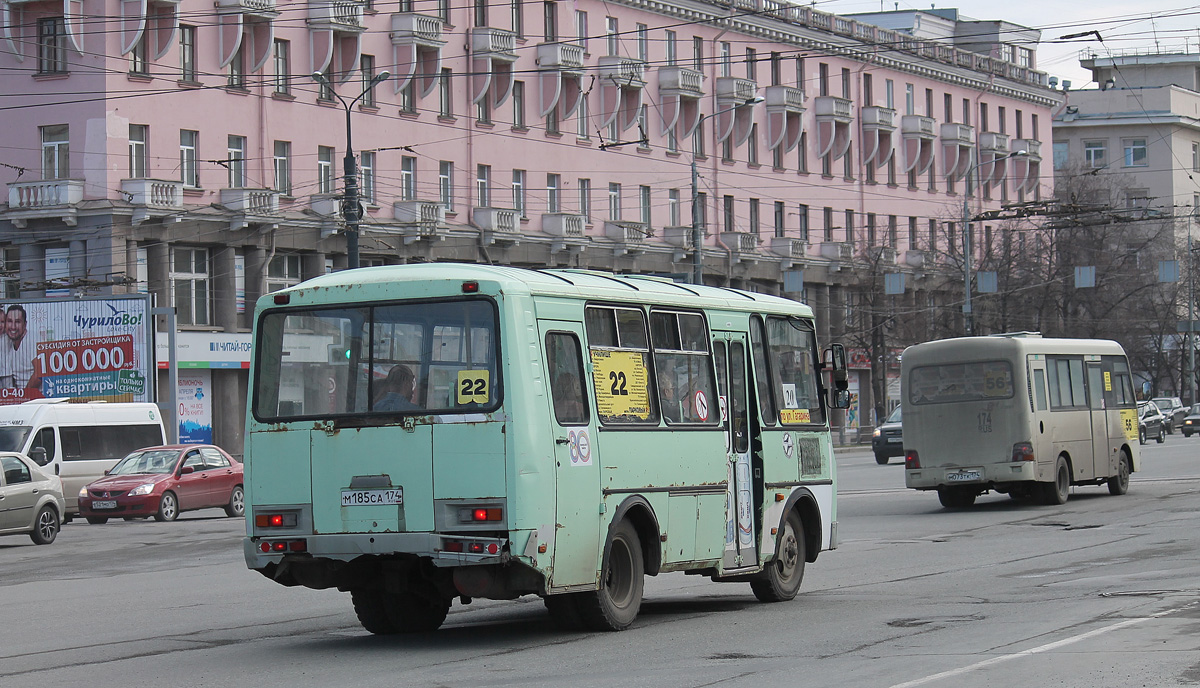 Челябинская область, ПАЗ-32053 № М 185 СА 174