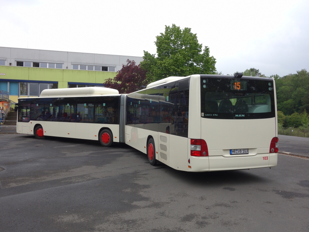 Гессен, MAN A40 Lion's City GL NG313 CNG № 103