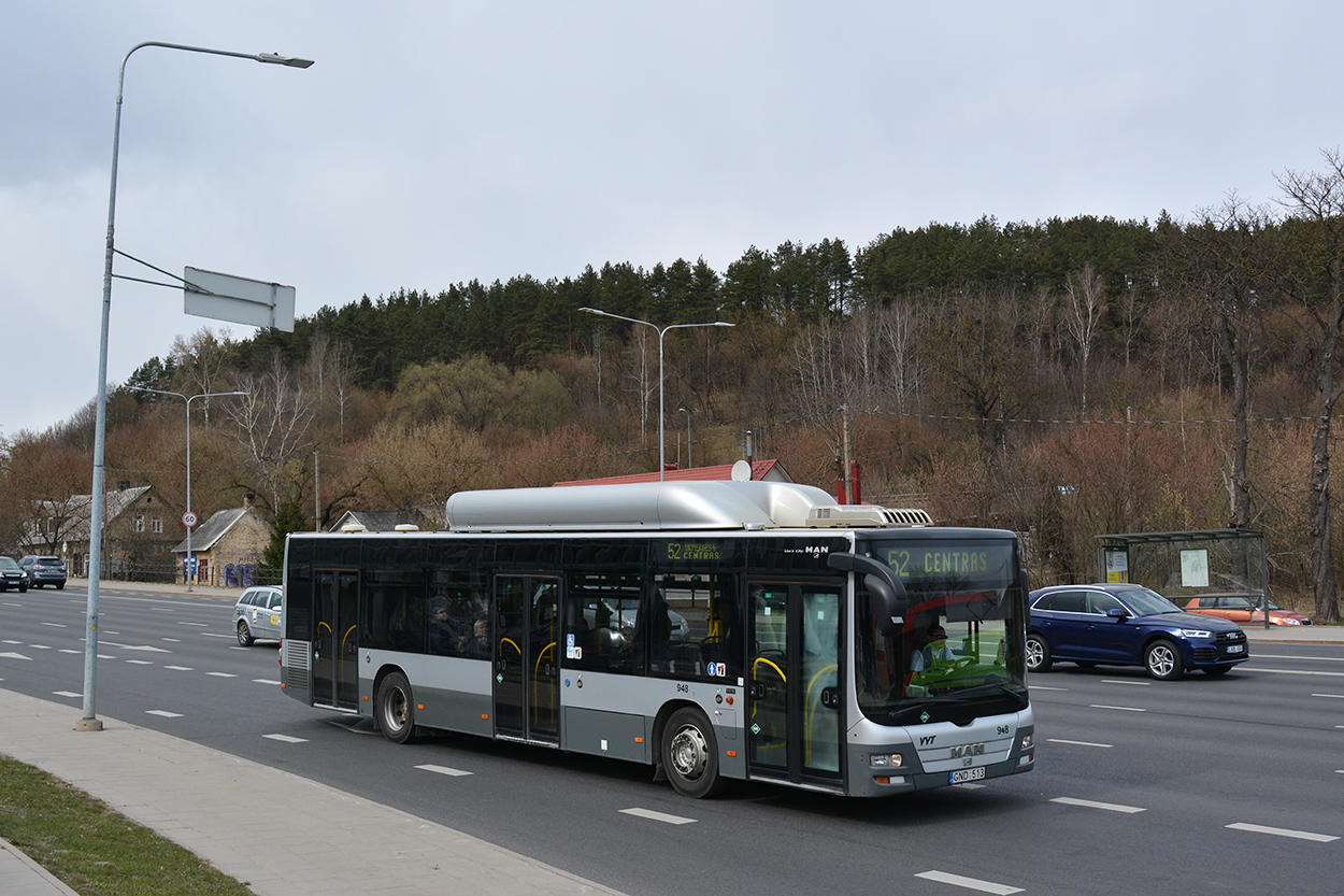 Литва, MAN A21 Lion's City NL273 CNG № 948