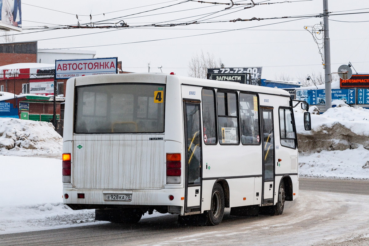 Томская область, ПАЗ-320302-12 № Е 928 КА 70