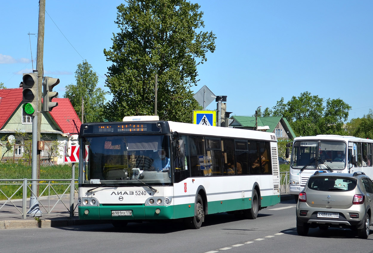 Санкт-Петербург, ЛиАЗ-5292.60 № 5240