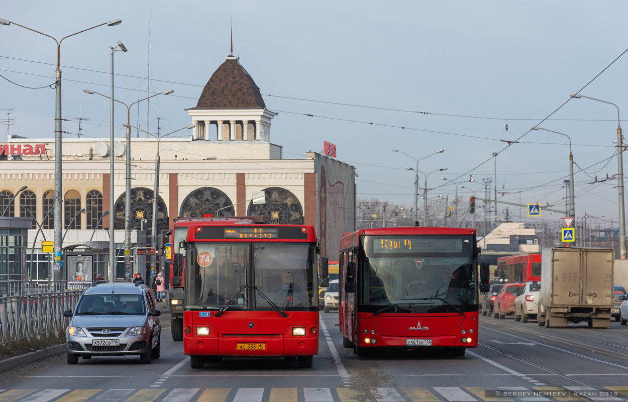 Татарстан, ПАЗ-3237-03 № АС 333 16; Татарстан, МАЗ-203.069 № Х 461 СК 116