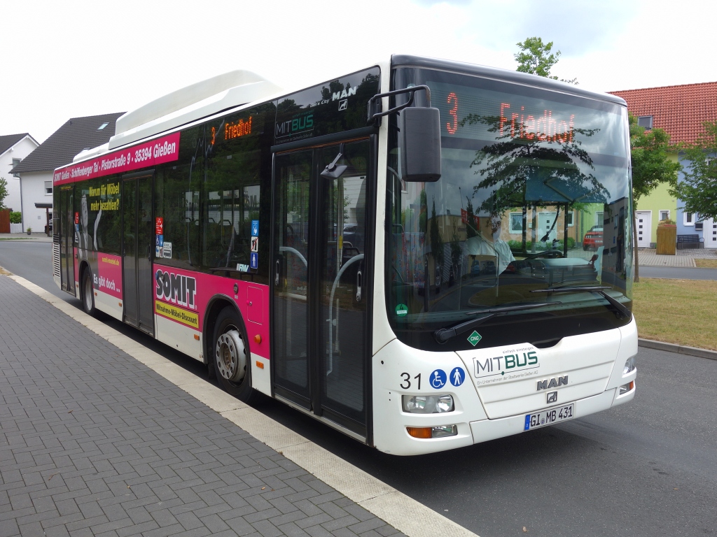 Hessen, MAN A21 Lion's City NL313 CNG Nr. 31