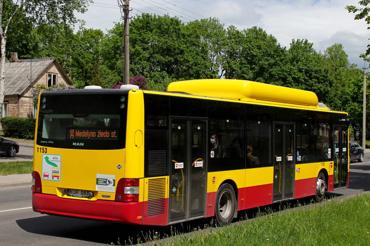 Литва, MAN A21 Lion's City NL273 CNG № 1153