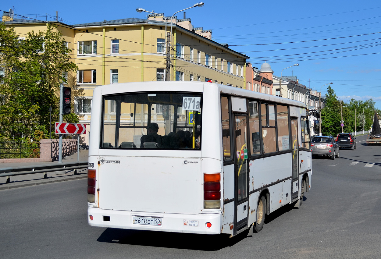 Санкт-Петербург, ПАЗ-320402-05 № 9168