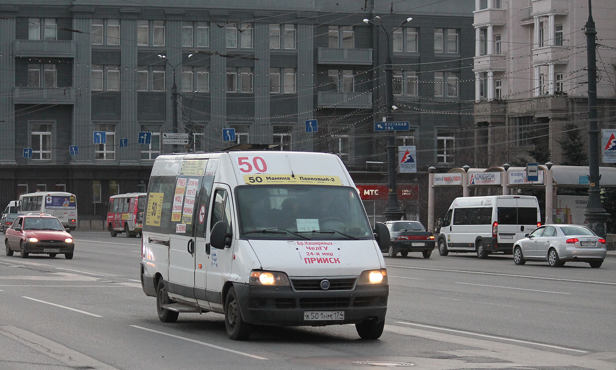 Челябинская область, FIAT Ducato 244 CSMMC-RLL, -RTL № К 501 НМ 174