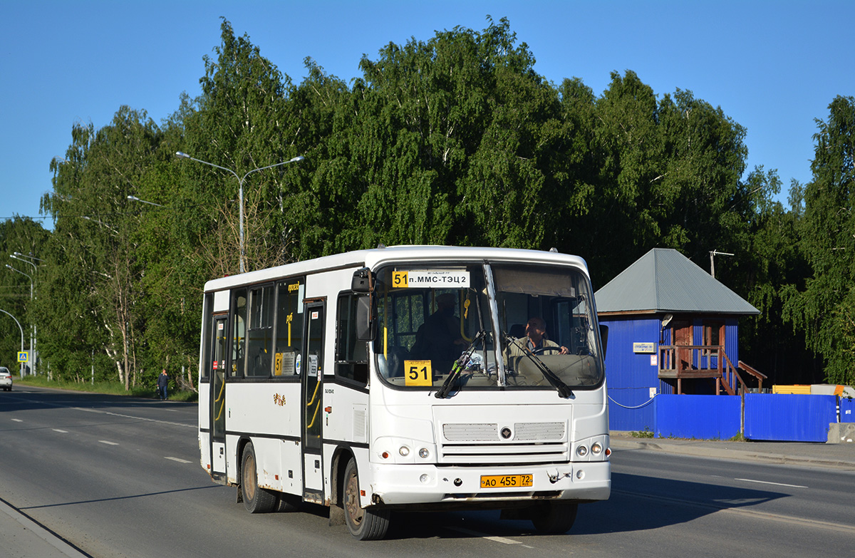 Тюменская область, ПАЗ-320402-05 № АО 455 72