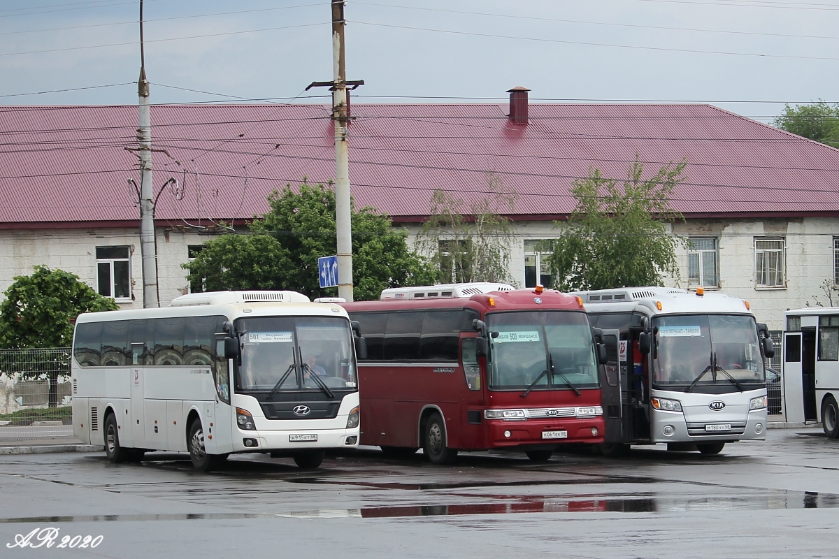 Тамбовская область, Hyundai Universe Space Luxury № Н 915 КТ 68; Тамбовская область — Автобусные вокзалы, станции, конечные остановки и АТП