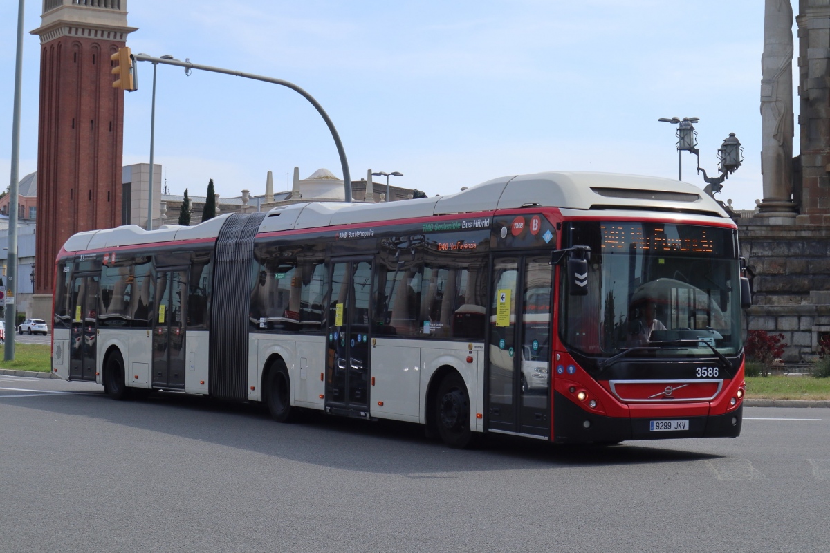 Испания, Volvo 7900A Hybrid № 3586