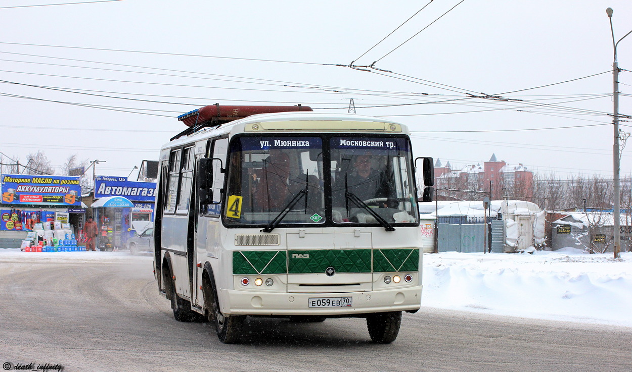 Томская область, ПАЗ-32054 № Е 059 ЕВ 70