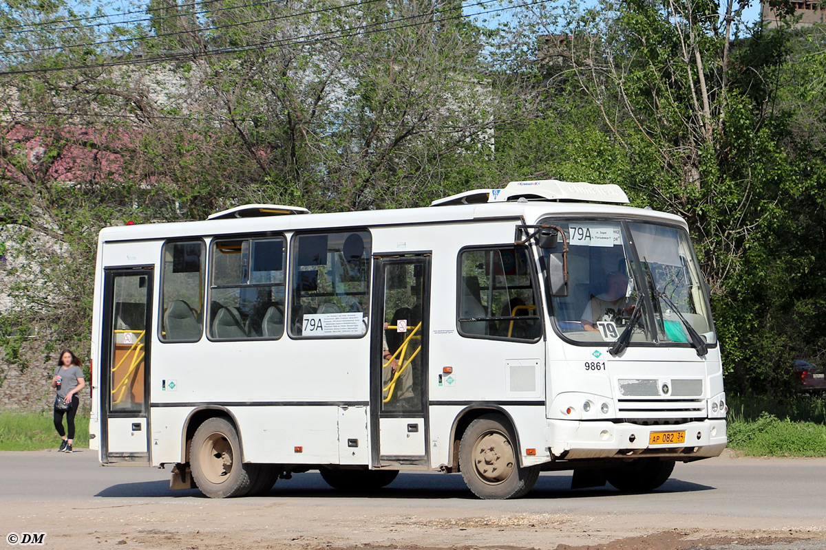 Волгоградская область, ПАЗ-320302-11 № 9861