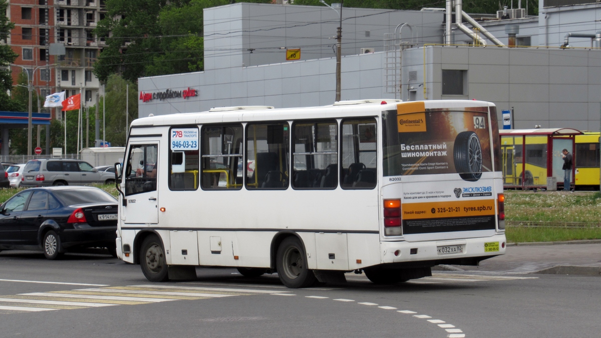 Санкт-Петербург, ПАЗ-320402-05 № К 032 ХА 82