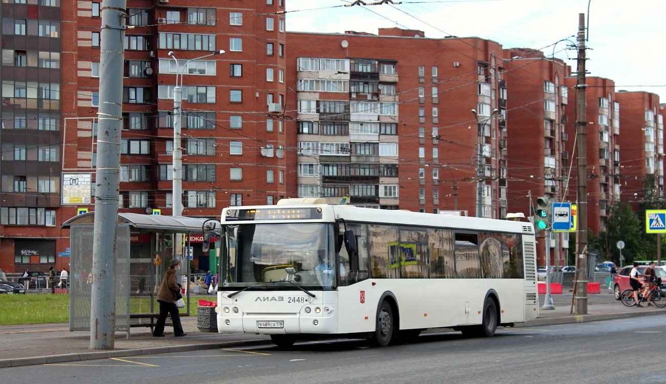 Санкт-Петербург, ЛиАЗ-5292.60 № 2448